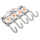 White And Orange Ceramic Flower Tiles Hooks Online